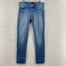 Vigoss Studio Jeans 5/6 Womens Juniors Med Wash Low Rise Skinny Stretch Denim