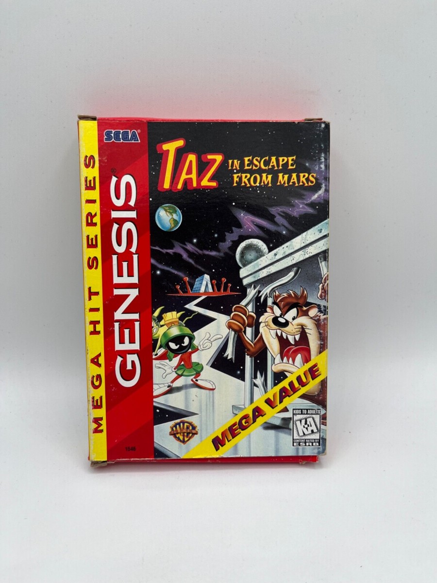 Taz In Escape From Mars SEGA Genesis Mega Hit Series Retro