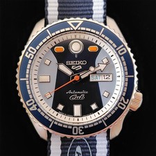 SEIKO 5 Sports HONDA Super Cub Watch Wristwatch SBSA237 Limited Model Blue New