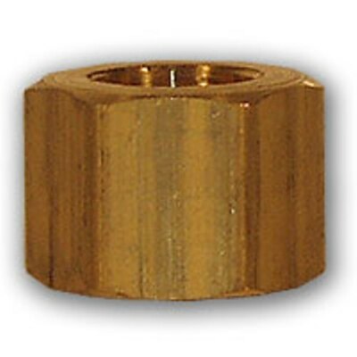 4pcs 1/8 inch OD Brass Comp Nut Brass Pipe Fitting NPT fuel water air copper