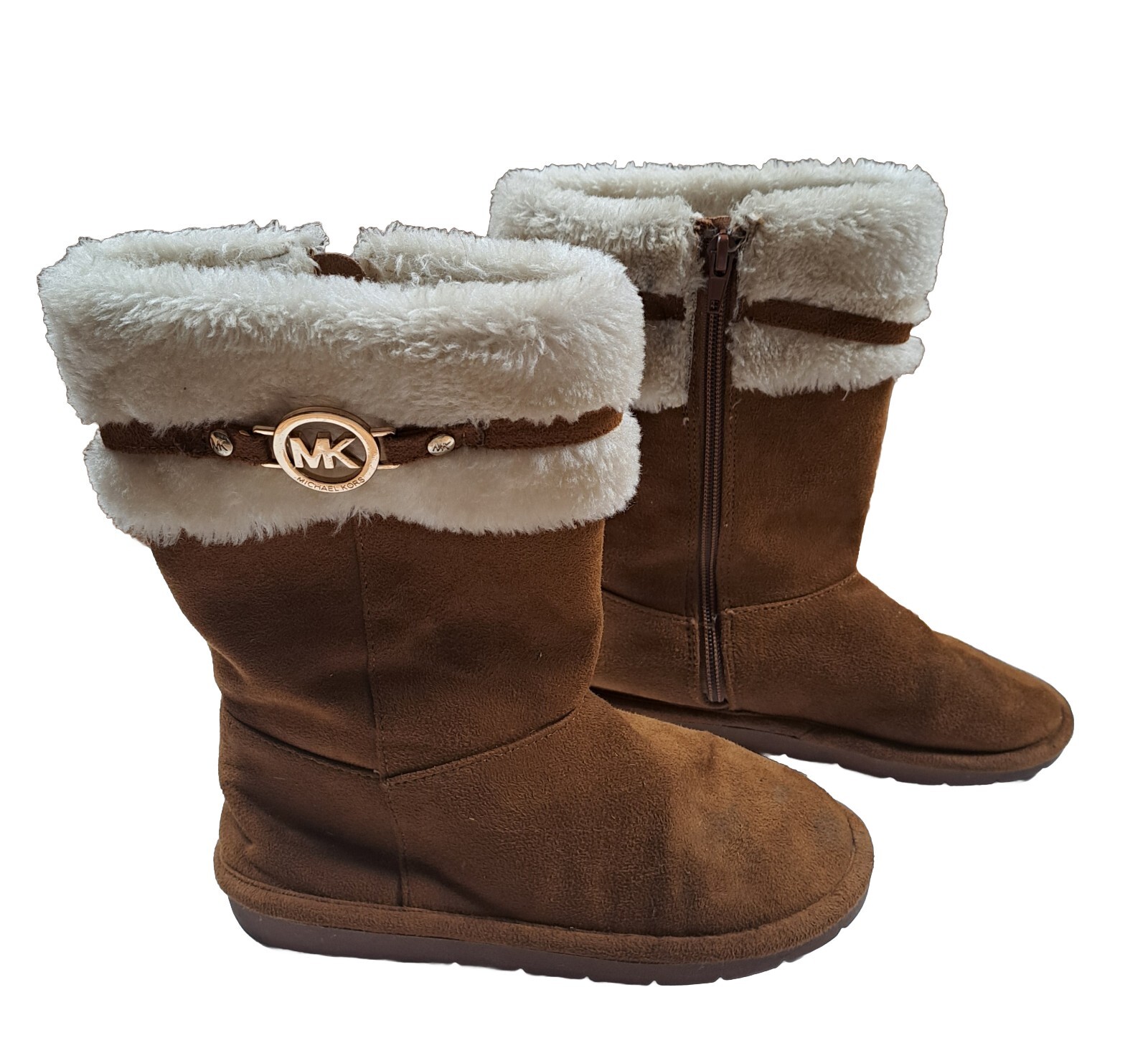 Michael Kors Size 2 Wren Boots Chestnut thumbnail 3