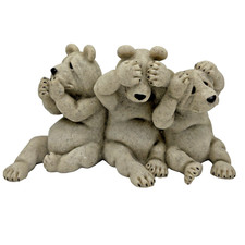 Quarry Critters 'Uh Oh' 3 Bears Second Nature Design 2000 Collectable Ornament