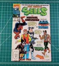 Fred Hembeck Sells Marvel Universe #1 (1990) Spider-Man Wolverine Punisher FN+