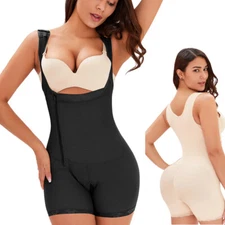 S-6XL Shapewear Side Zipper Hip lift One-piece Body Sculpting Clothing Tight