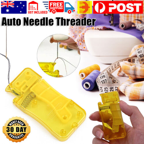 Auto Needle Threader Hand Machine Sewing Automatic Threading Device DIY Tool - Picture 1 of 12