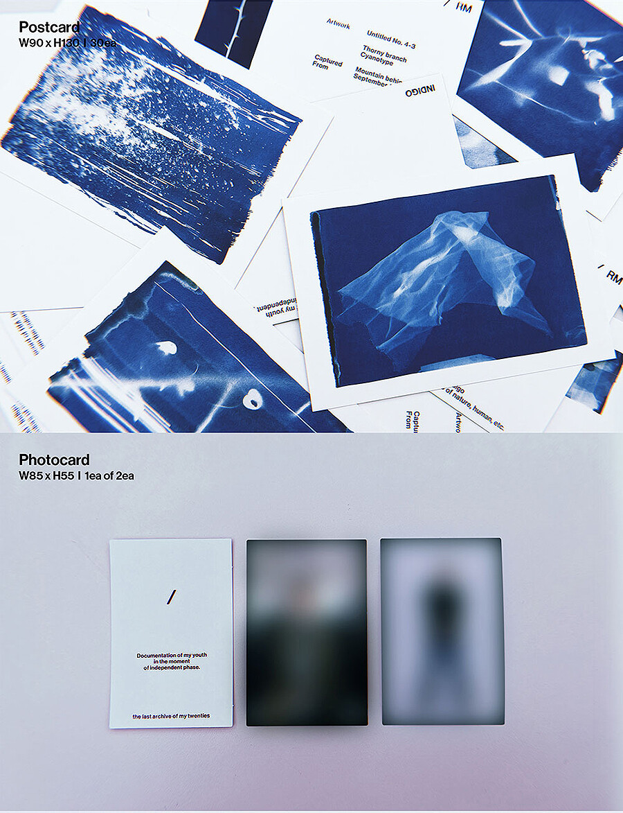 RM INDIGO Book Edition+Post Card Edition 2 Ver SET CD+2Book+
