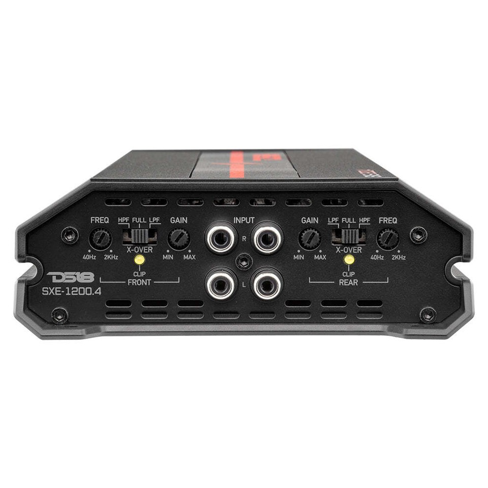 DS18 SXE-1200.4 Car Amplifier Full-Range Class A/B 4-Channel - Compact ...