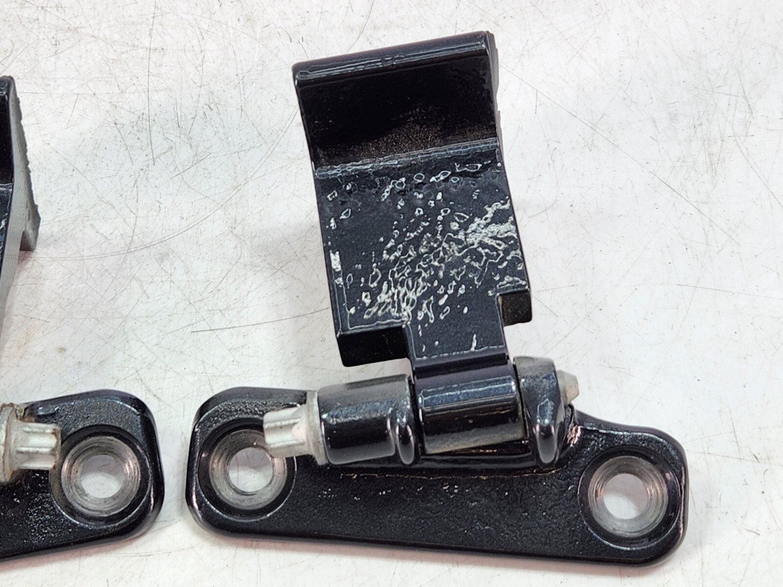 ✅ 2010-2014 OEM Rolls Royce Ghost RR4 Rear Left Driver Side Door Hinge Gray SET