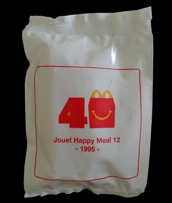 FIGURINES 1 À 8 collector vintage 40ÈME ANNIVERSAIRE McDonald's Happy