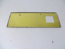 Vtg Gold Tint Rear View Clock Beveled Edge Mirror Lot H 8