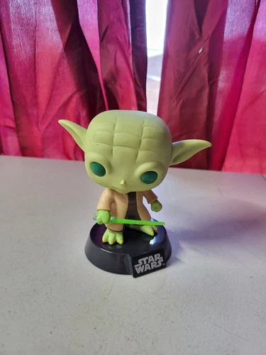 Funko Pop Jedi Master Yoda Star Wars #02 Loose Bobblehead VG Free shipping