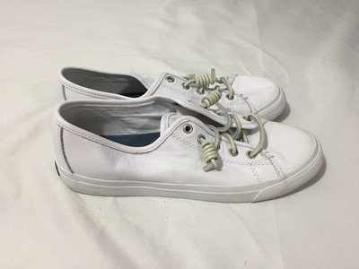 sperry seacoast white leather