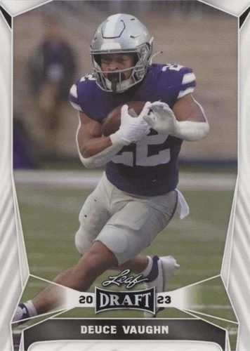2023 Leaf Draft Deuce Vaughn #21
