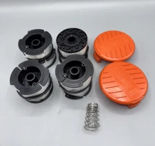 10 Pack String Trimmer Replacement Spools with Caps and Springs