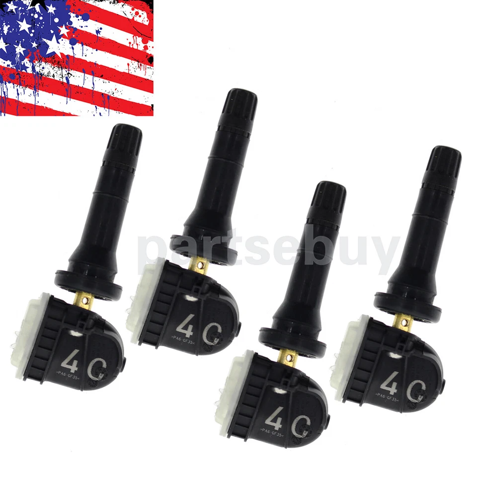 Sensores de presión de neumáticos TPMS 13516165 433 MHz 4 piezas para CHEVY GMC Terrain Yukon XL Foto 2 de 4