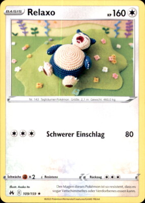Pokemon 109/159 - Relaxo - Rare - SWSH12.5 Zenit der Könige