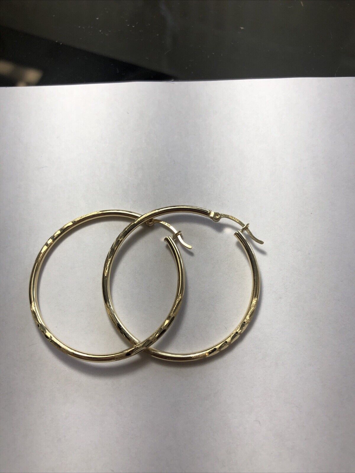 14 kt,antique, MOP clip on earrings - image 8