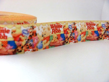 Disney Style Winnie the Pooh 7/8 inch Grosgrain Ribbon Yellow