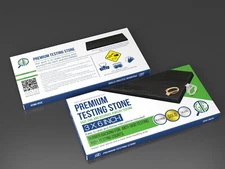 GTE GOLD TEST STONE Silver Platinum Testing Scratch Tester Touchstone Metals