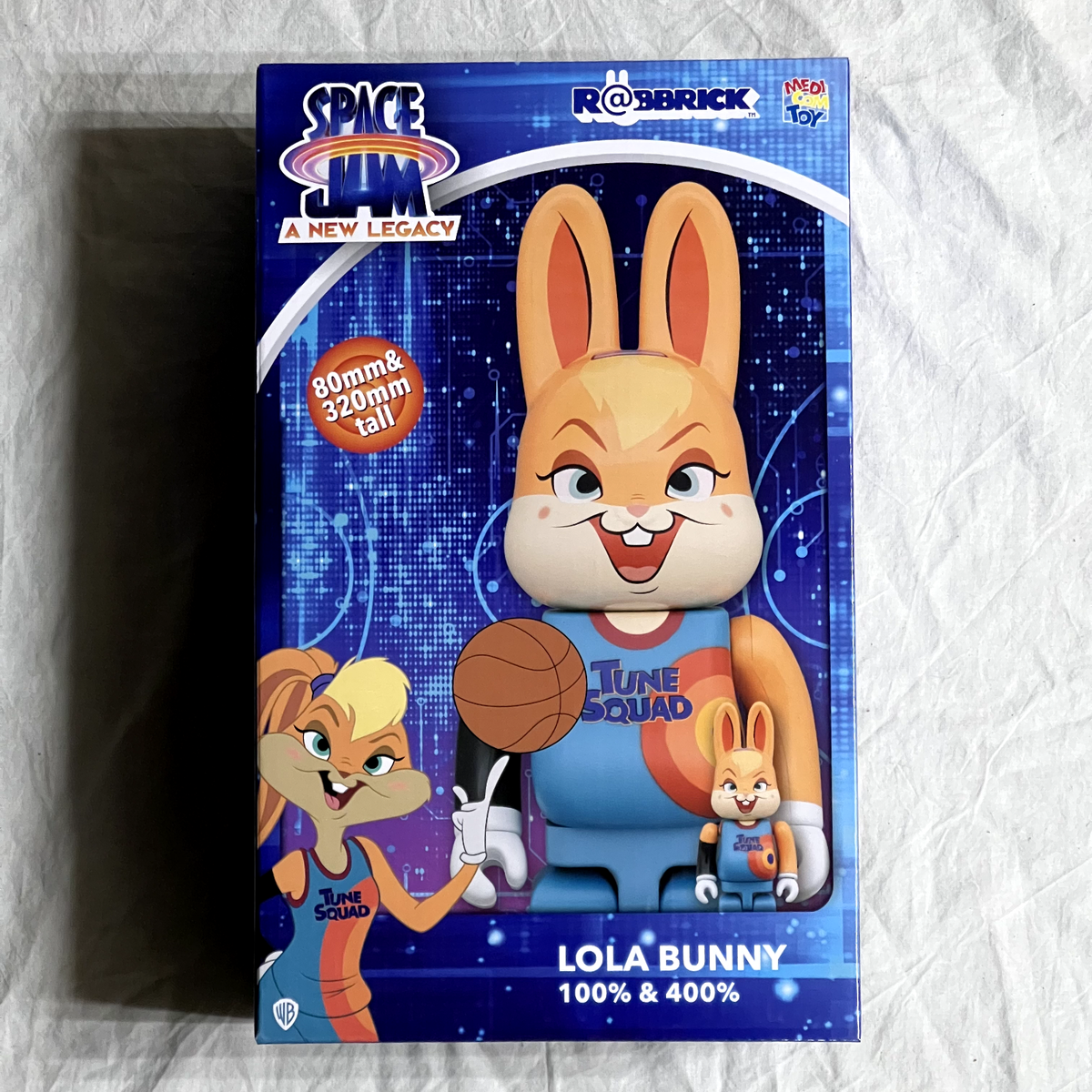 MEDICOM TOY - R@BBRICK LOLA BUNNY 100％ &amp; 400％ ベアブリック R@bbrick Lola Bunny 100% and 400% Collectible Set by Medicom