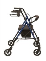 Drive Medical R8blha Lightweight Aluminium Height Adjustable Rollator Blue For Drive Medical R8blha Lightweight Aluminium Height Adjustable Rollator Blue For