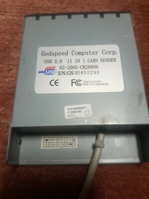 Godspeed Computer Corp. USB 2.0 11 IN 1 Card Reader GS-2005-CR28806