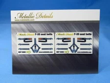 Metallic Details MDP32002 1:32 F-35. Seat belts Accessories kit