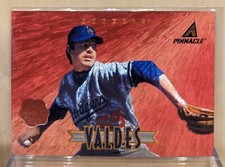 1997 New Pinnacle RED ARTIST PROOF #95 Ismael Valdes Dodgers RARE DUFEX PARALLEL