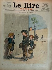 REVUE LE RIRE ROUGE DU 5/8/1916 N° 90 CADEAU DU FRONT DESSIN DE POULBOT
