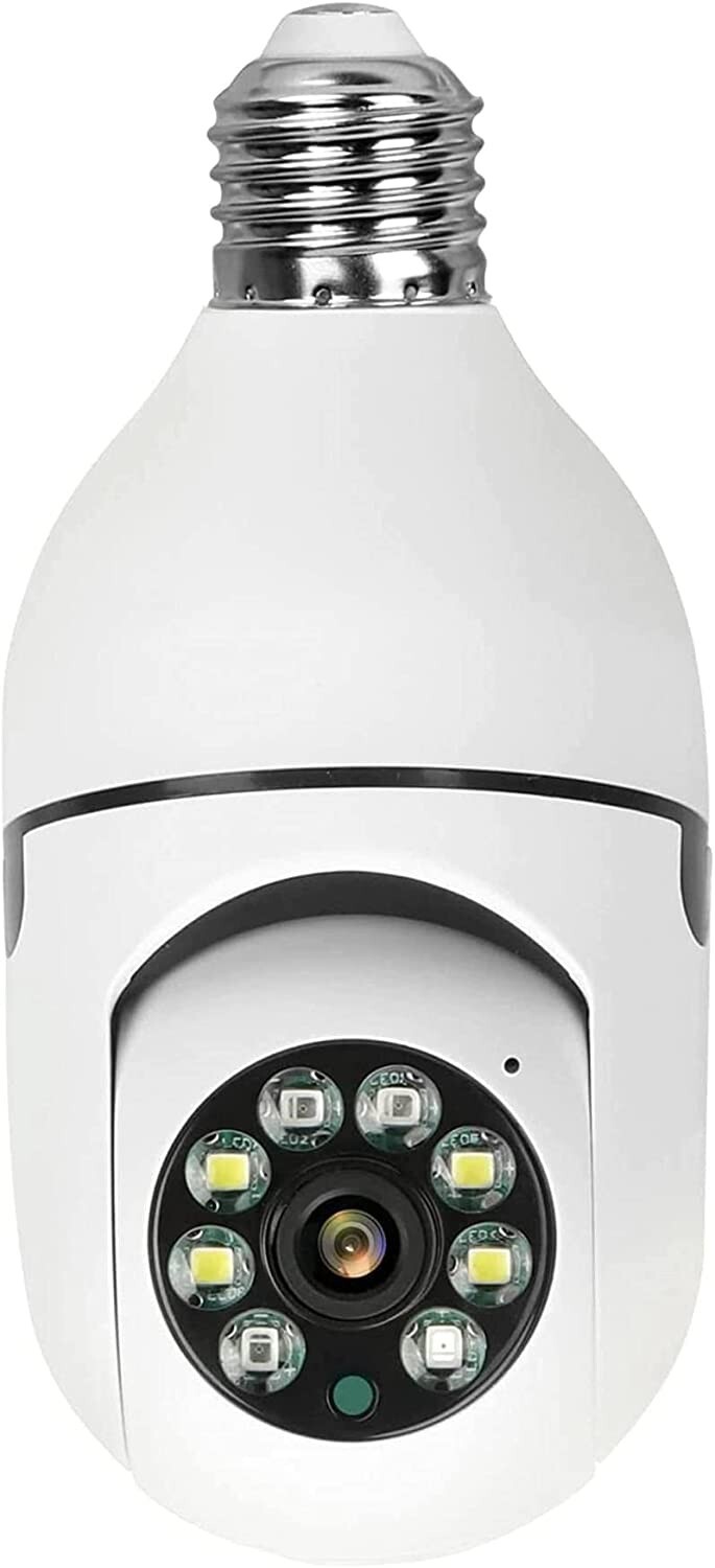 Telecamera PTZ Wireless E27 2MP: WiFi Home Security Smart 360 - 2