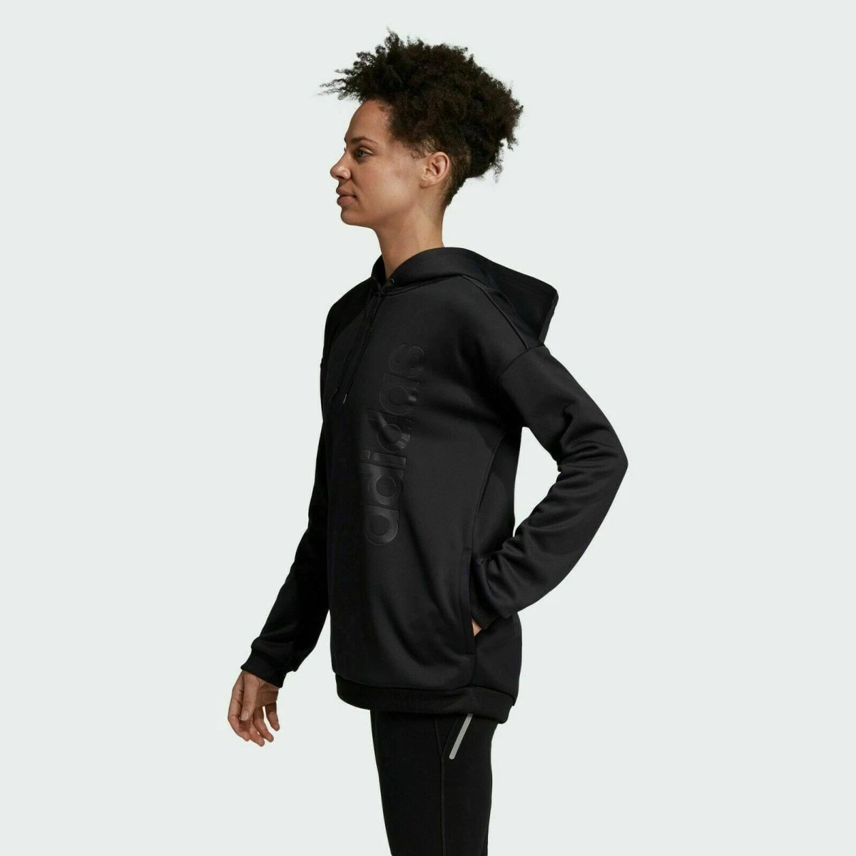 NWT Adidas Women s Gear Up Sweatshirt Black Medium