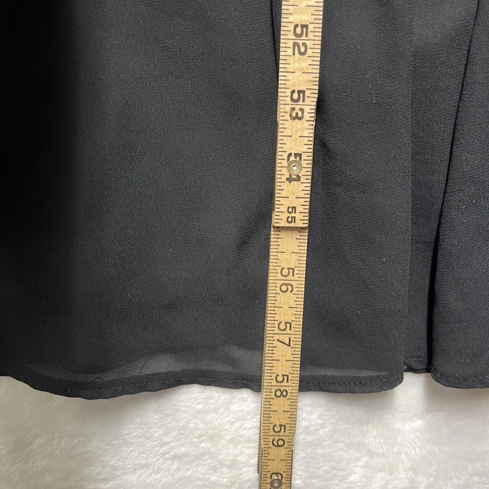 Maxi Vestido Club L Para Mujer Talla 12 Negro Dorado Floral Encaje Top Cambio Formal Foto 4 de 4