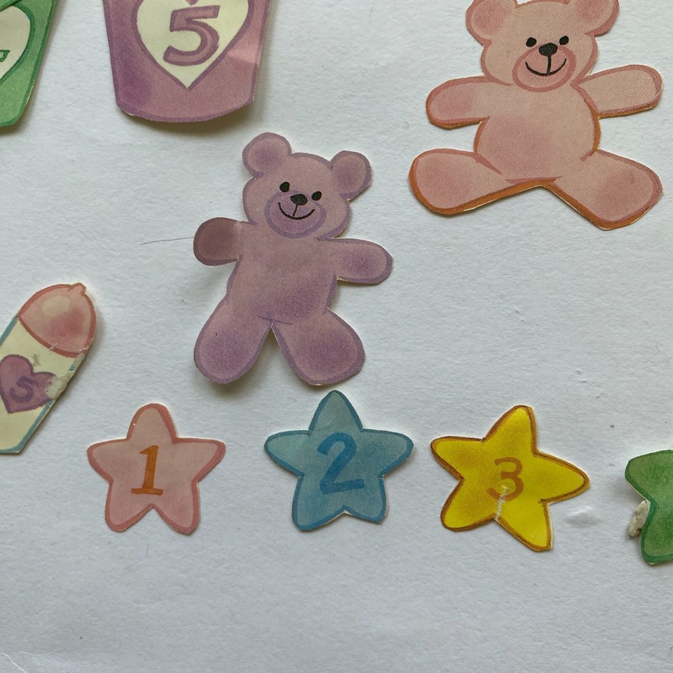 Quints Tyco Paper Dolls + Clothes Accessories Carrying Case 1990