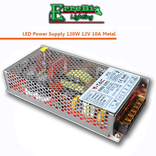 NETZTEIL TRANSFORMATOREN 120W 110-220V AC2,50A DC 12V 10A MIT KLEMME FÜR INNEN - Bild 1 von 1