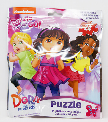 Nickelodeon - Dora & Friends - Puzzle für Unterwegs - 24 Teile - 23,1cm x 26,3cm