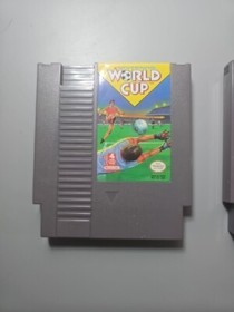 Nes Game Lot Of 2 World Cup & Battle Chess