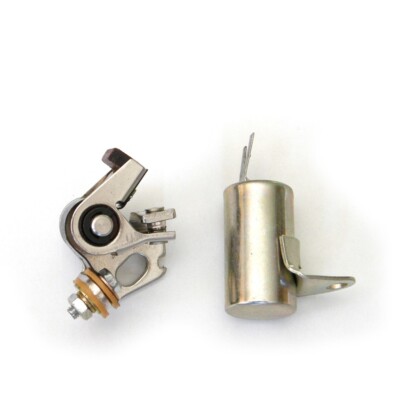 1971-1975 Kawasaki Condenser & Contact Points Kit tune up f11 a b 250 f8 f7 oem