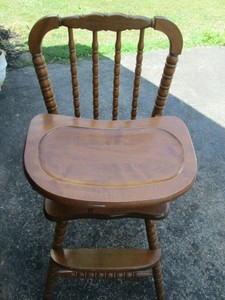 jenny lind wooden high chair