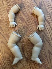 Syndee  s Crafts 1990 Vinyl Heirloom Doll Legs  Arms never used