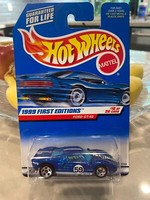 Hot Wheels 1999 First Editions #921 16/26 Ford GT-40 Blau Chrome 5-Speichen-Rad