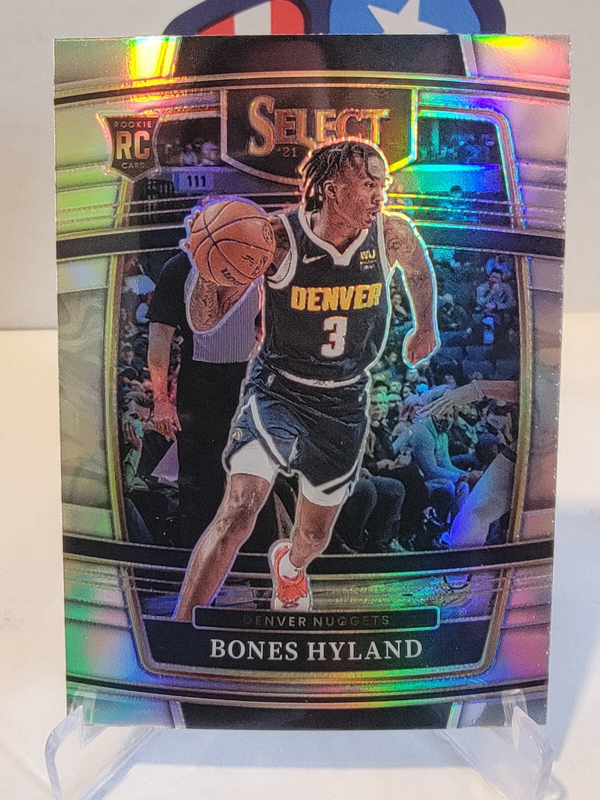 Bones Hyland 2021-22 Select RC Concourse #79 Silver Prizm Denver Nuggets