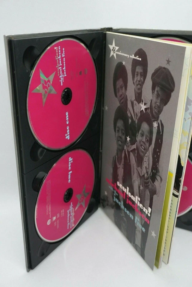 Michael Jackson & Jackson Five : SOULSATION! 4 CD BOOK SET  25th Anniversary Edt - Image 4 of 4