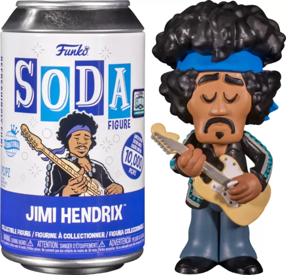 FUNKO Jimi Hendrix  Soda 10.000 Pieces - Chance Of Chase VINYL FIGURE