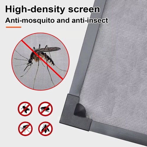 UK Magnetic Window Insect Screen Mesh Net Fly Mosquito Bug Netting Moth Cover - Picture 6 of 21