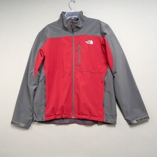 The North Face Apex Bionic Soft Shell Jacket Men's XL Red Gray Colorblock