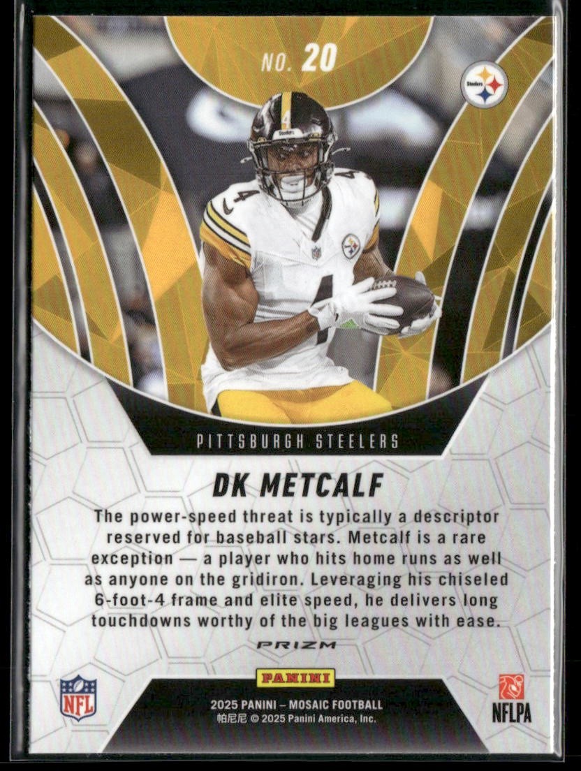 DK Metcalf 2025 Panini Mosaic Elevate #20 Orange Flourescent | eBay