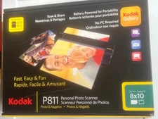 Kodak P811PU Personal Photo Scanner Dark Purple w/ 4GB SD Card P811