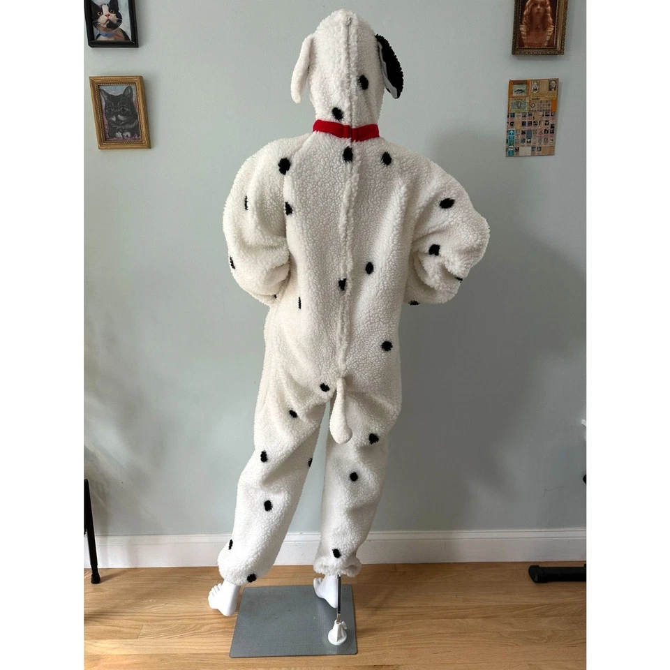 Disfraz De Colección Años 90 101/102 Dálmatas Adulto Perro Juegos con disfraces Traje Peludo Talla S Foto 2 de 4