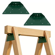 2 Pecs EZ Frame Bracket for Swing Set A-Frame Wooden Swing Accessories High S...