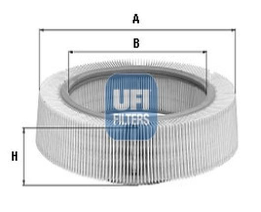 UFI Luftfilter Filtereinsatz FüR Ford Fiesta I 0.9 1.1 Escort Triumph TR 6-image